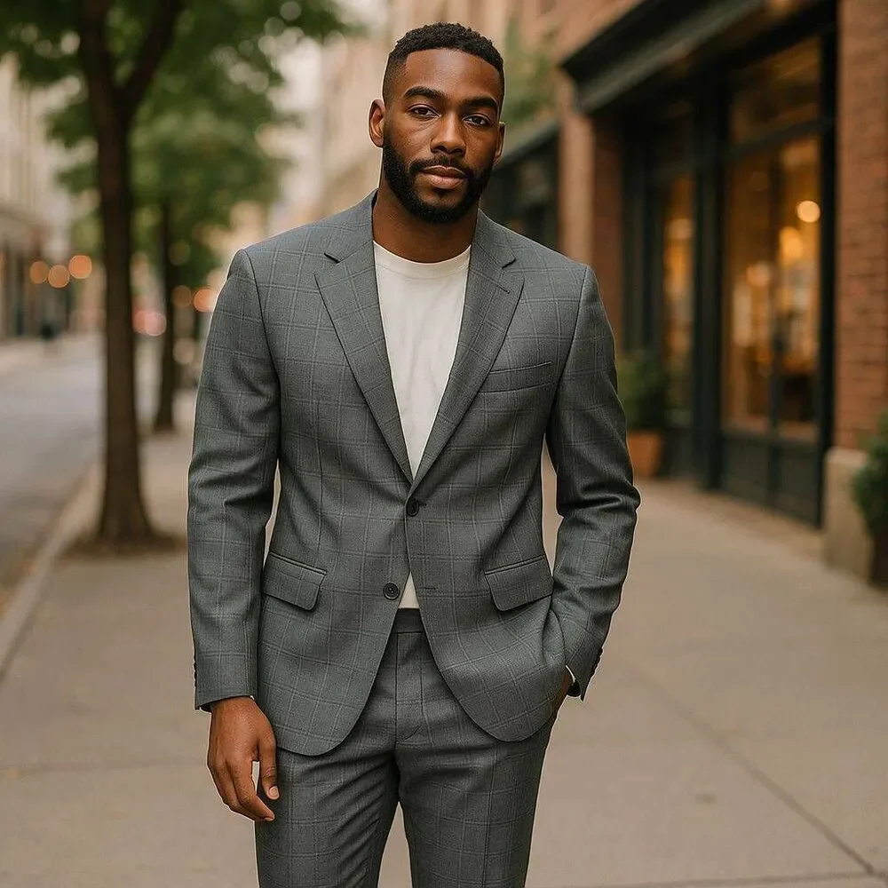 Pronto Uomo Gray Men's Blazer